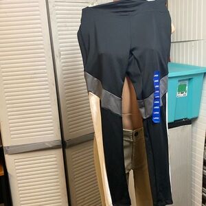 Adidas leggings black and white size L